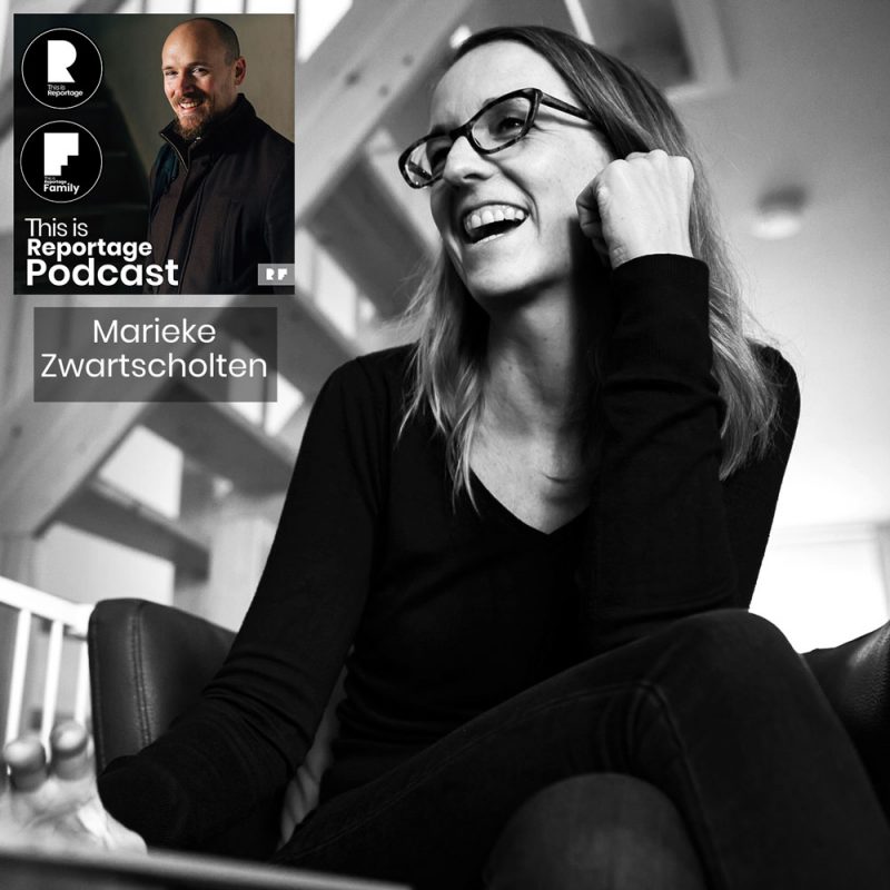 this is reportage podcast - this is Marieke Zwartscholten