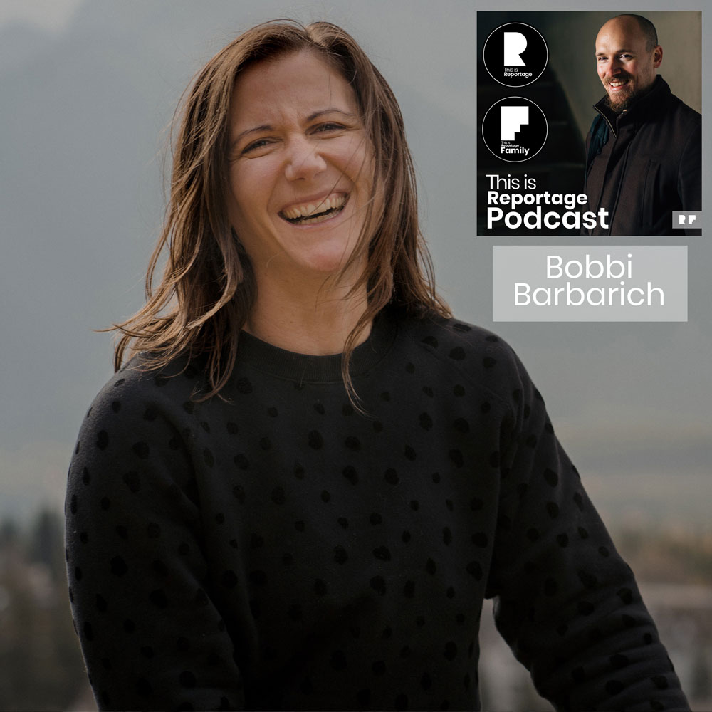 this is reportage podcast - this is Bobbi Barbarich